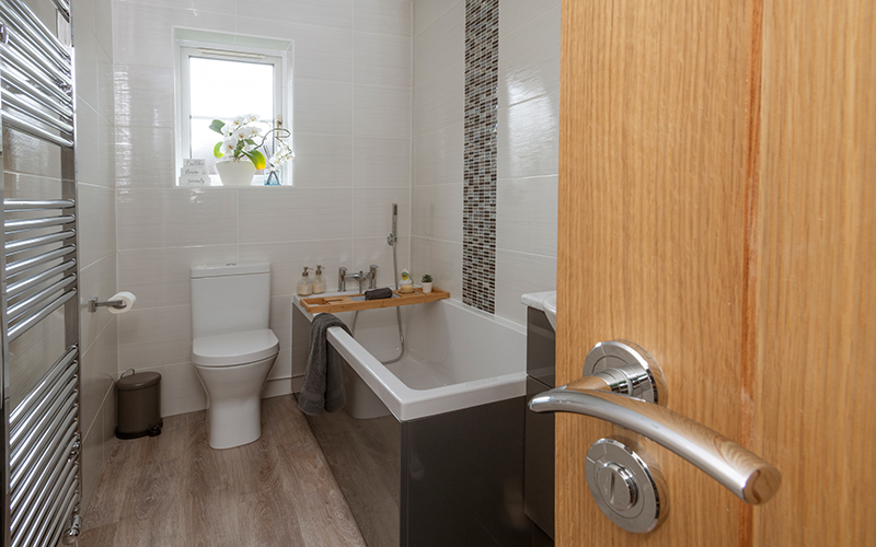 Modern bathroom installed by the KBB Centre