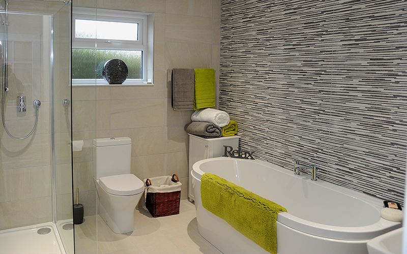 Modern bathroom installed by the KBB Centre