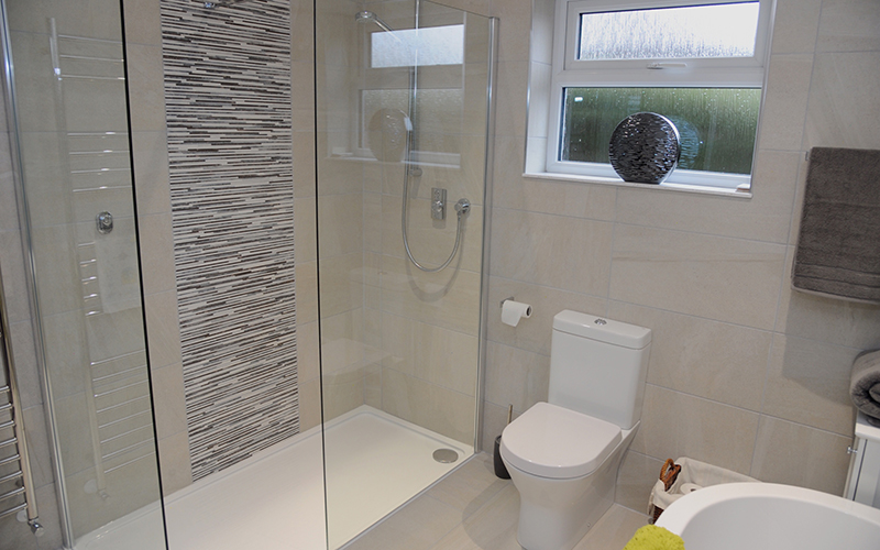 Modern bathroom installed by the KBB Centre